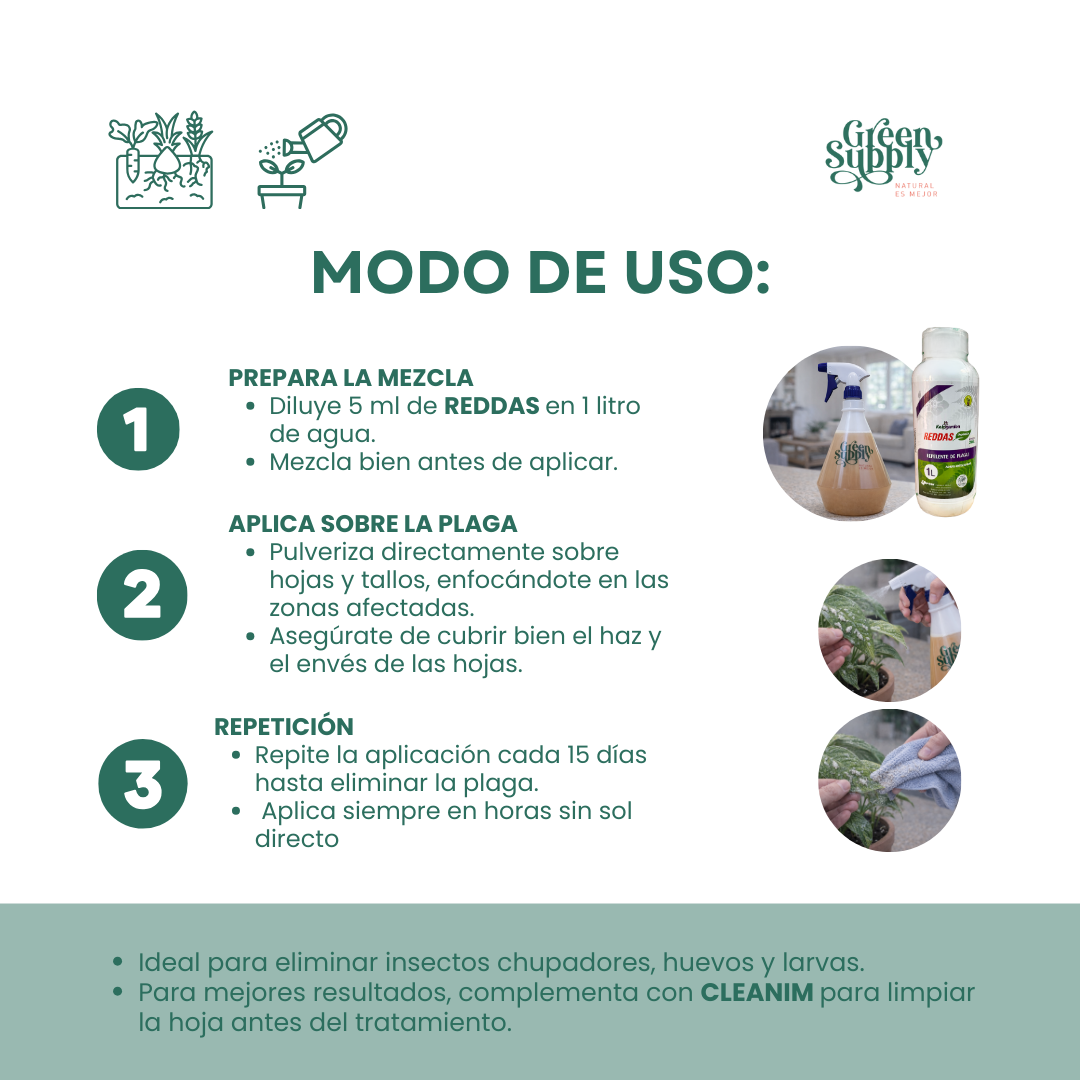 Insecticida REDDAS | 1L - Imagen 3