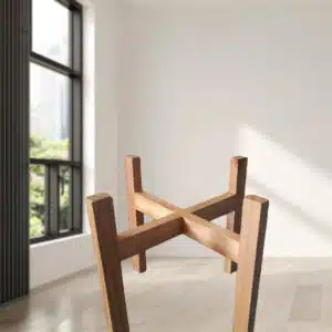 Pedestal de madera | 30x32cm