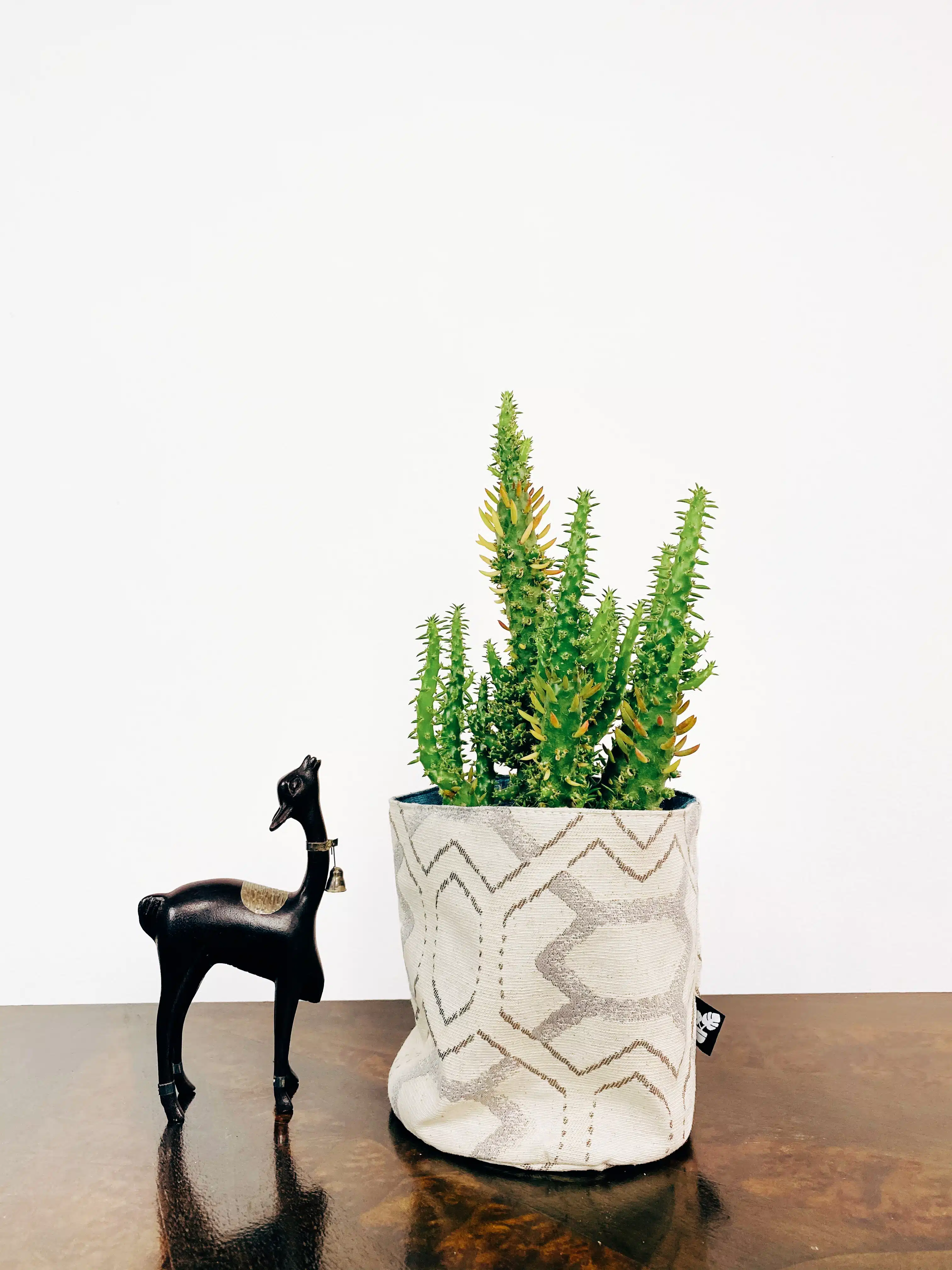 Porta maceta de Tela para plantas | 15 a 20cm - Imagen 4