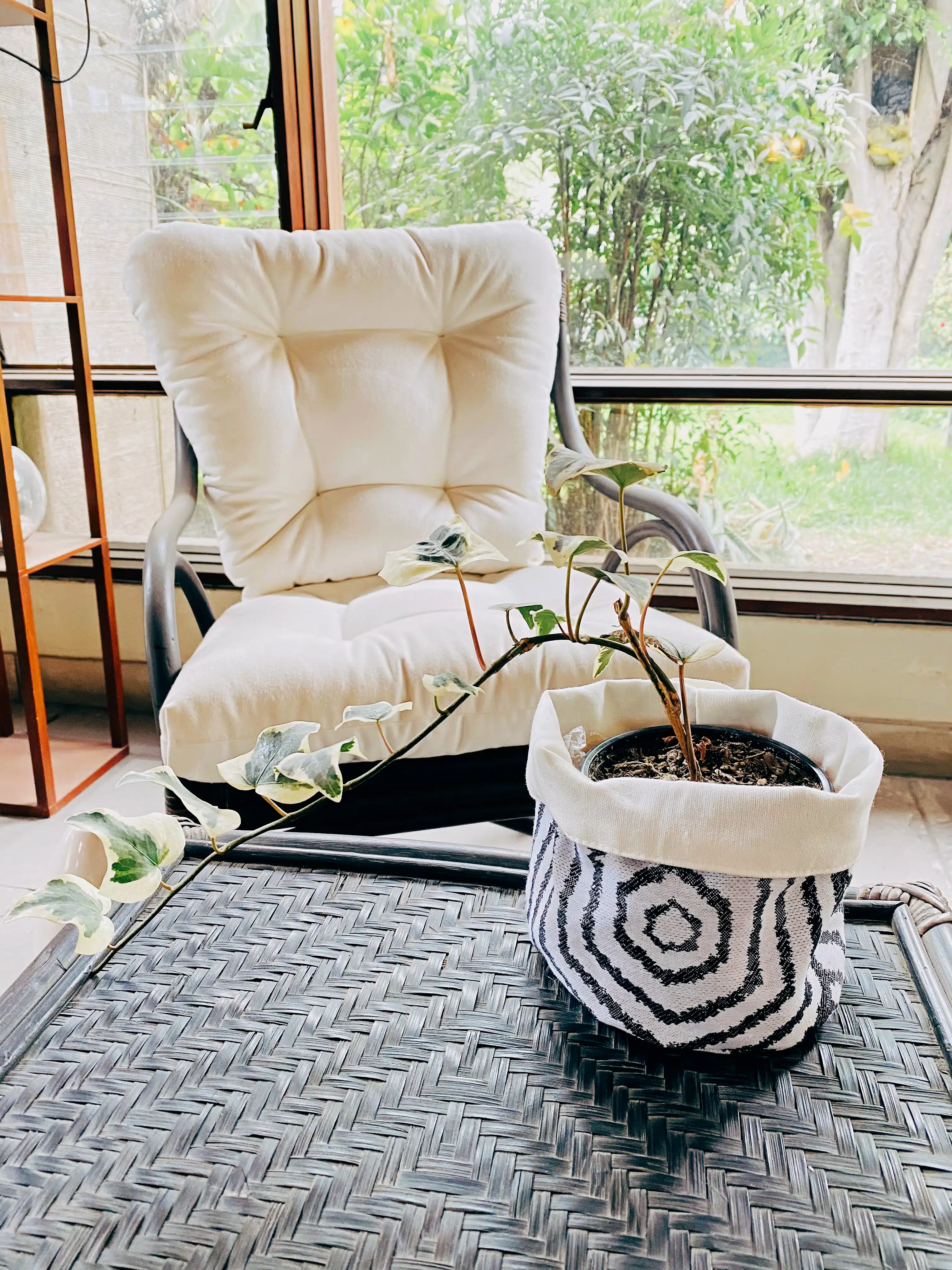 Porta maceta de Tela para plantas | 15 a 20cm - Imagen 7