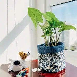 Alternative view of Porta maceta de Tela para plantas | 15 a 20cm