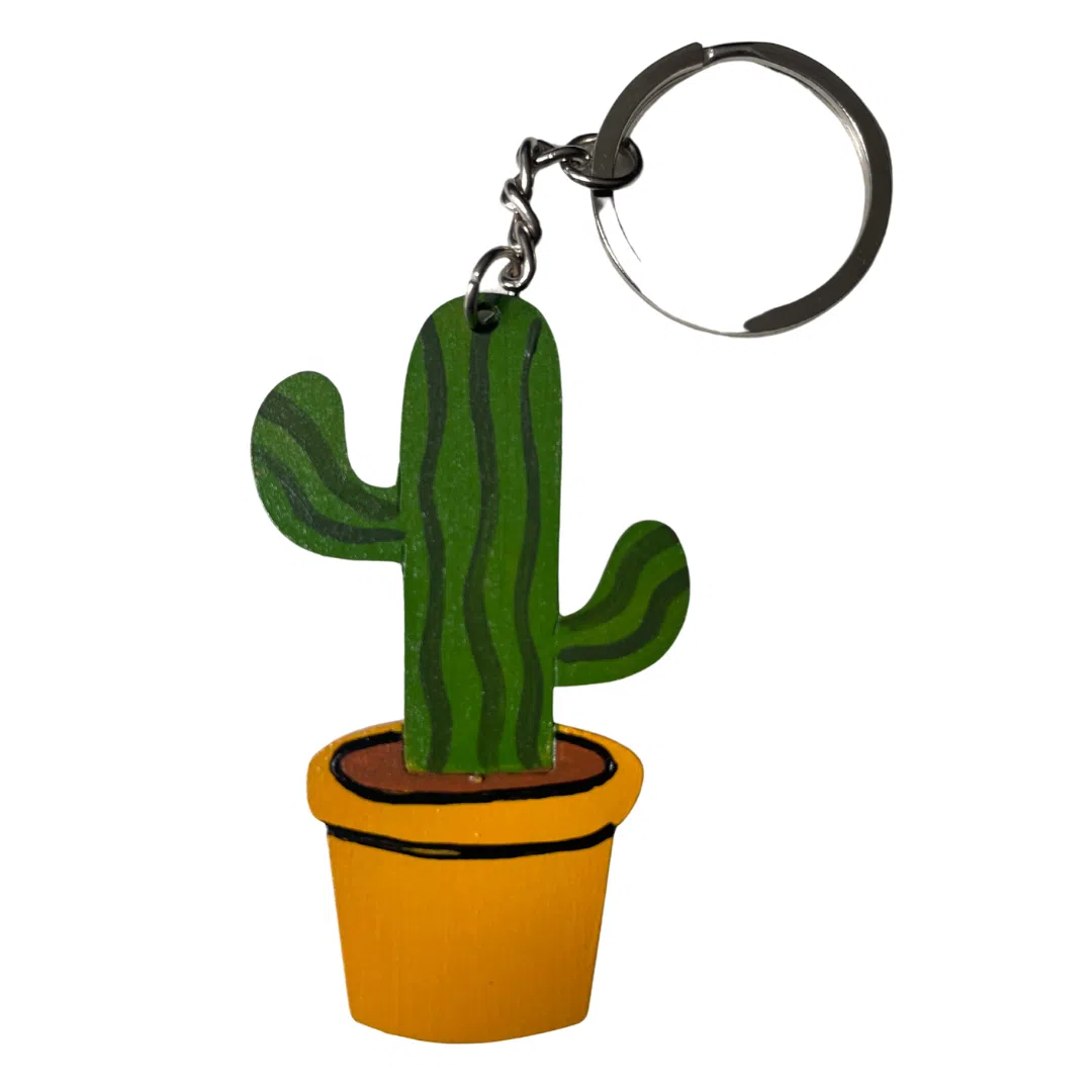Garden llaveros | Llaveros decorativos de trupán 6*6 cms - Imagen 2