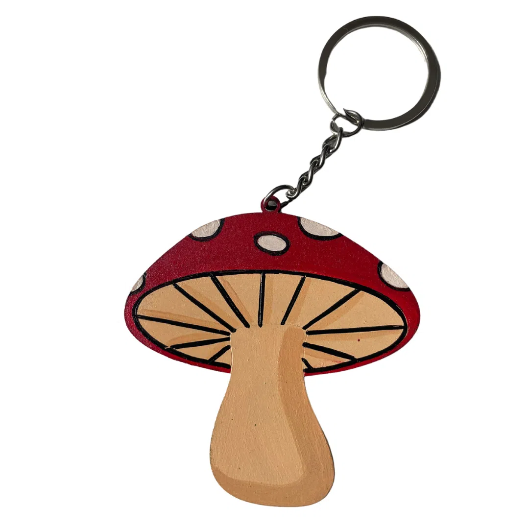 Garden llaveros | Llaveros decorativos de trupán 6*6 cms - Imagen 3