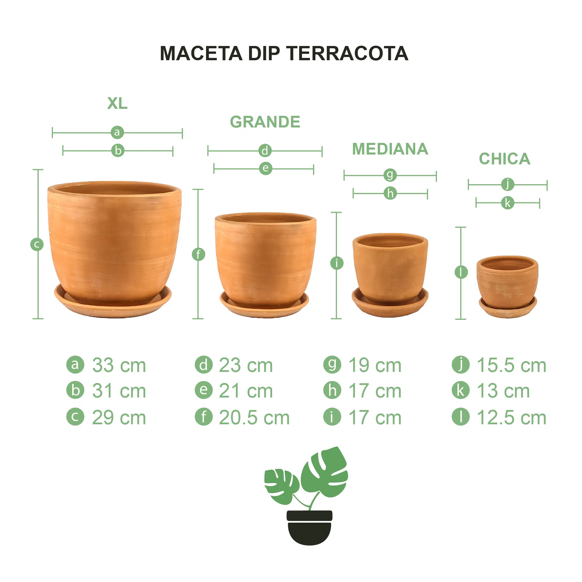 Macetas Dip de Terracota - Imagen 3