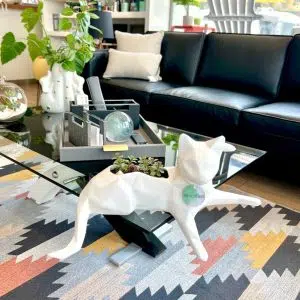 Alternative view of Maceta Pet Friendly Minino + Suculenta | 32cm
