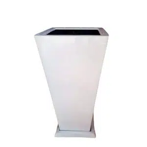 Maceta Piramide Blanco | 80cm