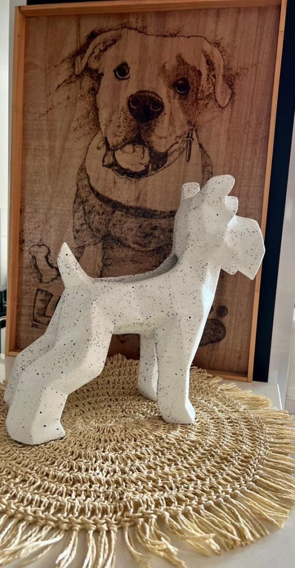 Suculenta + Maceta Pet Friendly Schnauzer | 33cm - Imagen 4