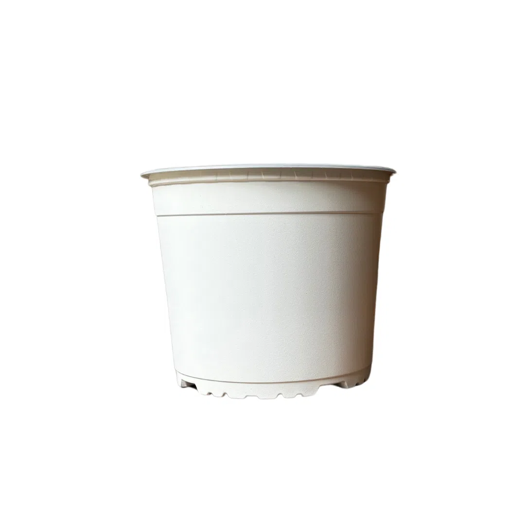 Maceta Básica Blanca #14