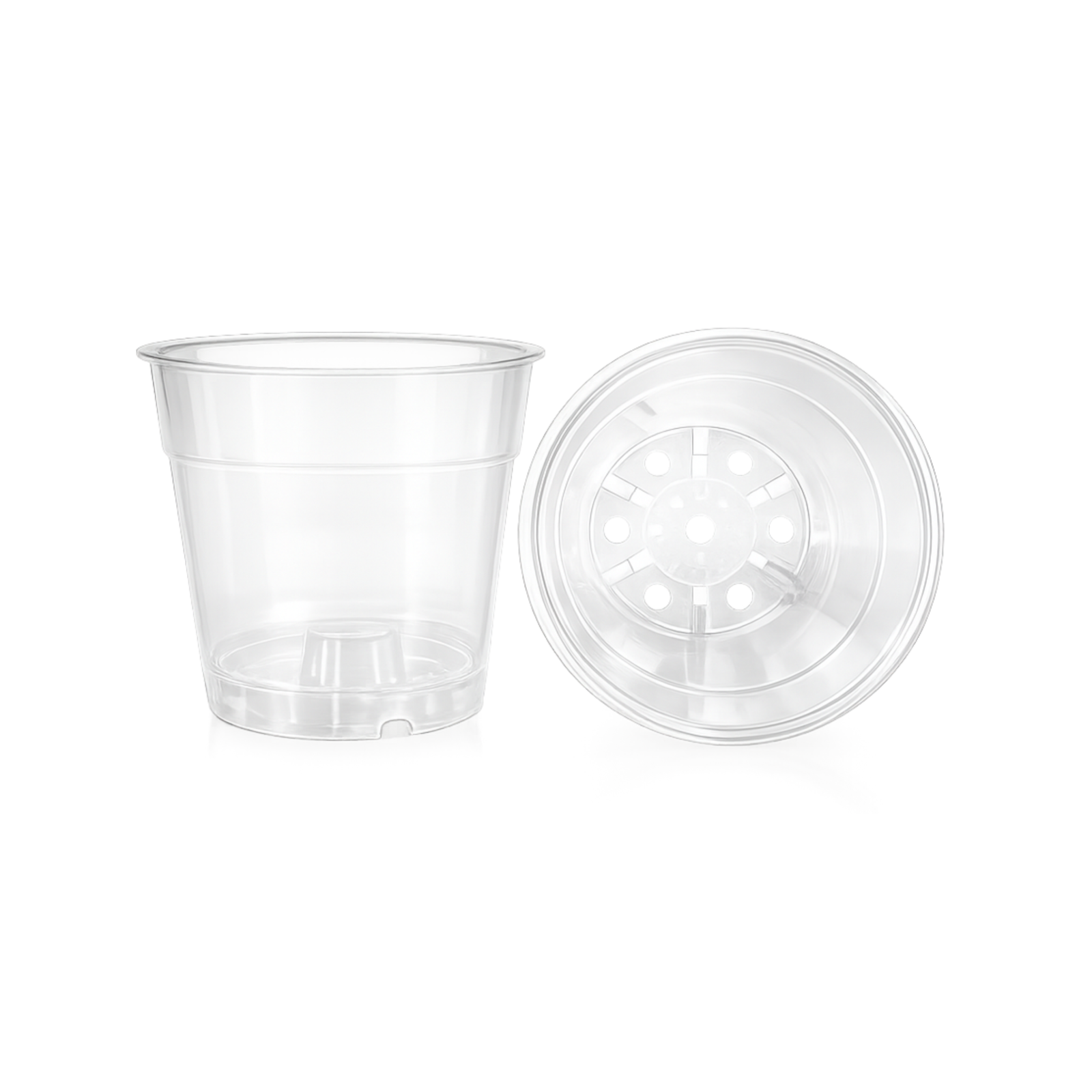 Maceta Transparente para Orquídeas #12