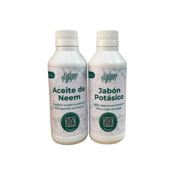 Pack Limpieza 200ml (Aceite de Neem + Jabón Potásico)