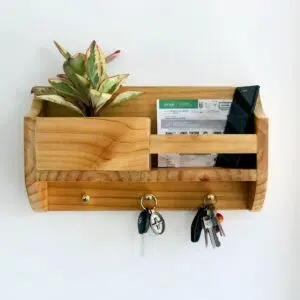 Portallave + planta COLOR natural | 40x24cm