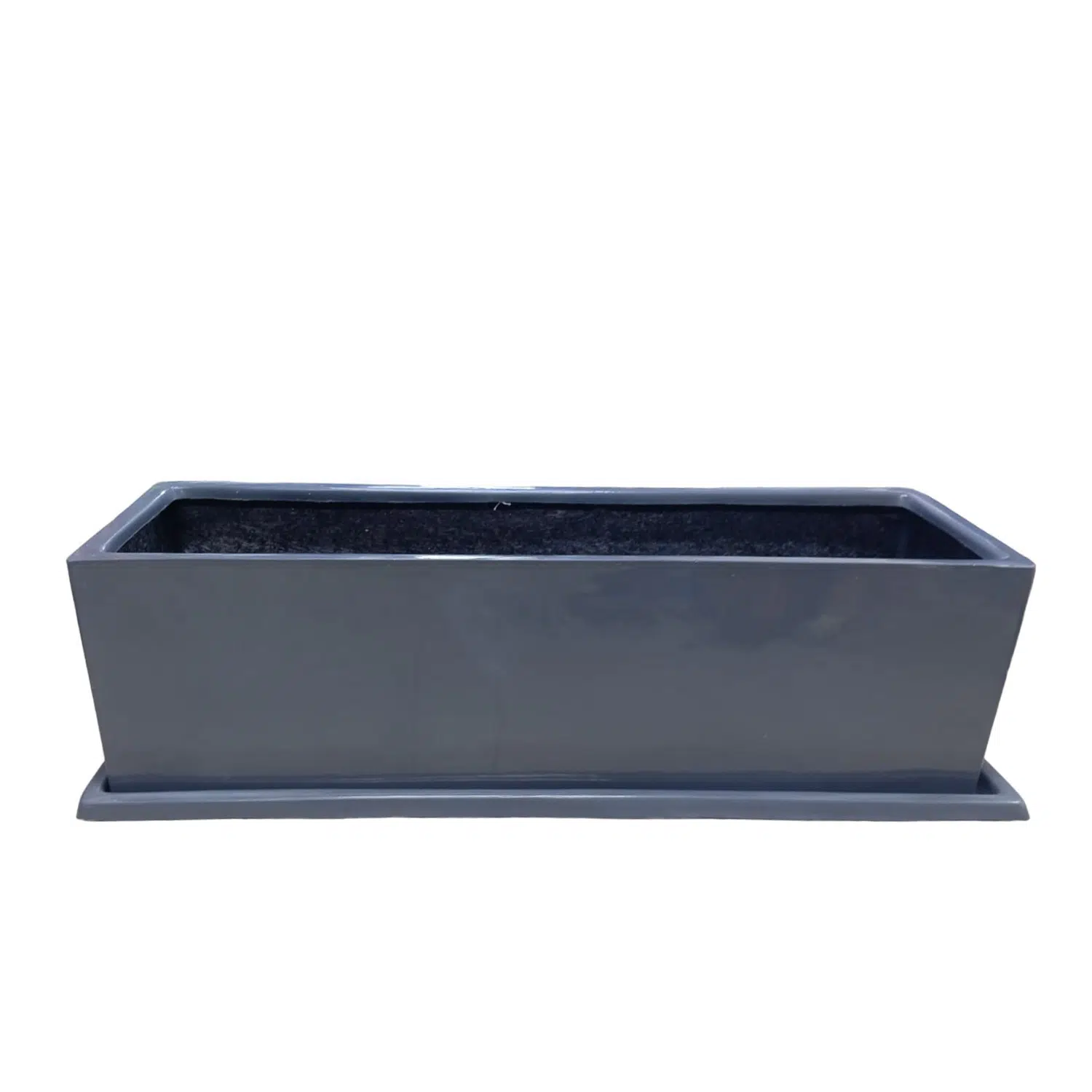 Jardinera Rectangular Gris 100x30x30cm