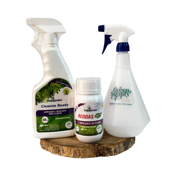 Pack Elimina Plagas Pocas Plantas (Cleanim Ready 600ml/ Reddas 250ml/ Pulverizador 1lt)