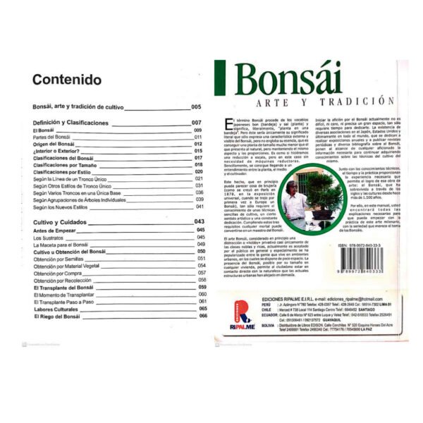 Bonsai Cultivos y Cuidados Manual | Rosa Tamani | 135 Pag. - Imagen 2