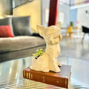 Alternative view of Maceta Pet Friendly Yorkie + Suculenta | 26 cm