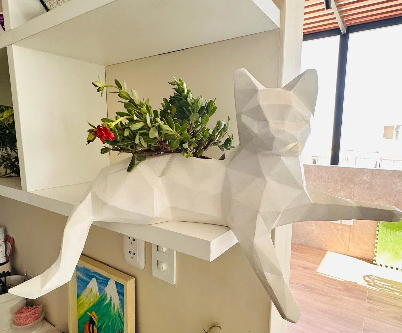 Maceta Pet Friendly Minino + Suculenta | 32cm - Imagen 13