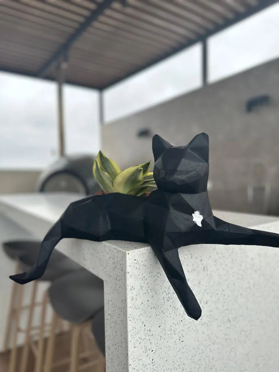 Maceta Pet Friendly Minino + Suculenta | 32cm - Imagen 10