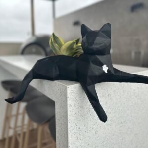 Maceta Pet Friendly Minino + Suculenta | 32cm