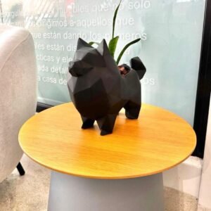 Maceta Pet Friendly Pomeranian + Suculenta | 25 cm