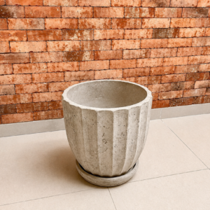 Maceta de concreto Calypso M | 40x40 cm.