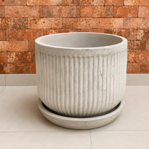 Maceta de concreto Romana M | 55x43 cm.