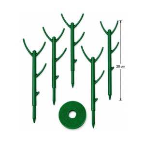 TUTOR APILABLE PARA PLANTA PACK x 5 TUTORES + CINTA VELCRO | HASTA 98cm