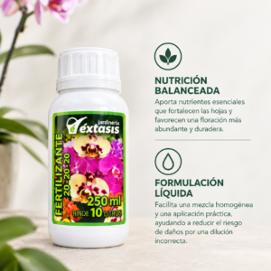 FERTILIZANTE PARA ORQUÍDEAS LIQUIDO ÉXTASIS | 250ml - Imagen 3