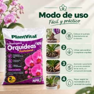 SUSTRATO PARA ORQUÍDEAS | 2Ltrs - Imagen 5