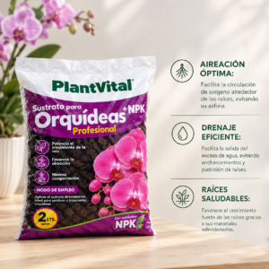 SUSTRATO PARA ORQUÍDEAS | 2Ltrs - Imagen 3