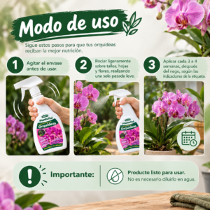 FERTILIZANTE FOLIAR PARA ORQUÍDEAS | 500 ml - Imagen 5