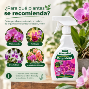 FERTILIZANTE FOLIAR PARA ORQUÍDEAS | 500 ml - Imagen 4